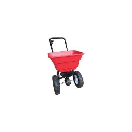 Vulcan Vulcan YTL-016-360 Broadcast Spreader, 80 lb Capacity, 12 ft W Spread, Poly Hopper, Black Hopper YTL-016-360